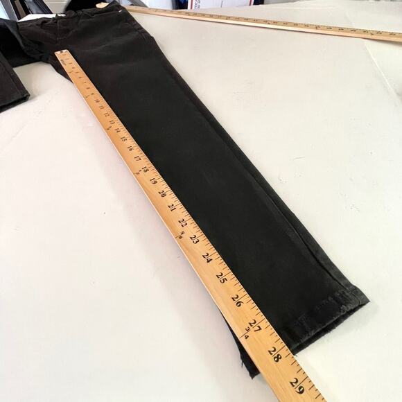 Homme + Femme NEW Stretch Jeans Mens Sz 26 Black Tapered Leg Cotton Blend - Picture 7 of 8